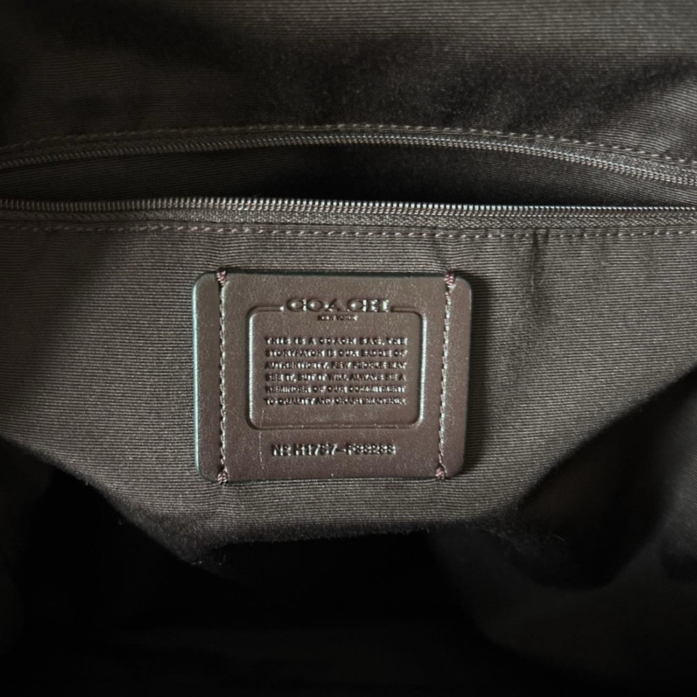 Coach Burgundy Mini Leather Backpack - Picture 5 of 8